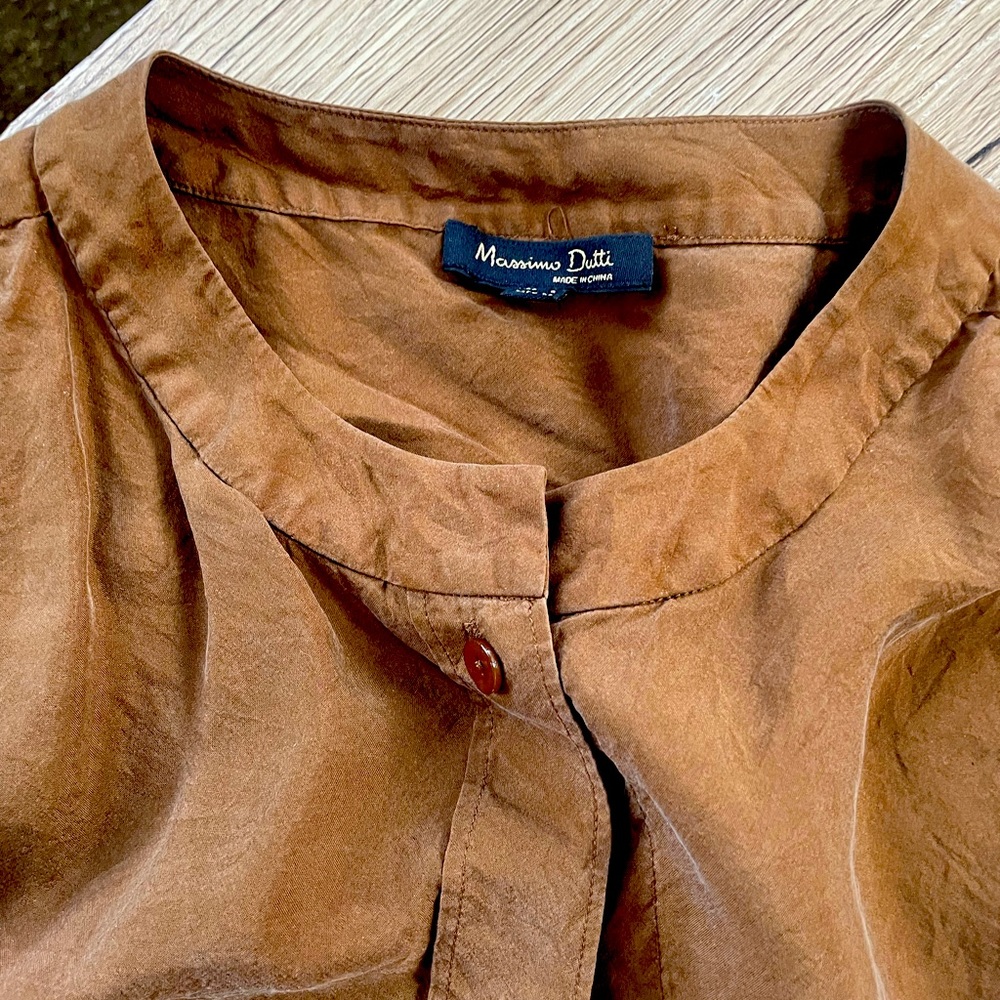Massimo Dutti silk dress shirt